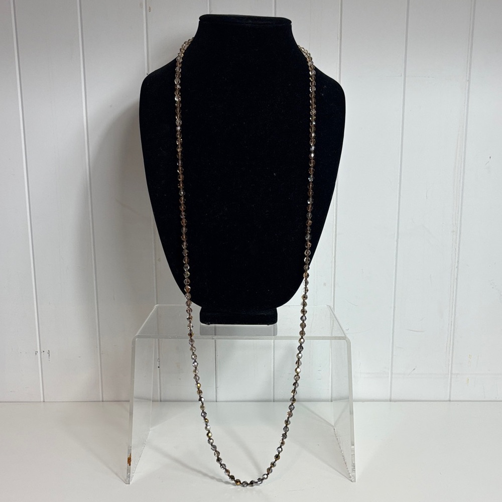 Chan Luu Single Strand AB Beaded Necklace